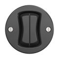 Reblig - Retro Frameless Double Switch, Anthracite