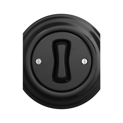 Reblig - Retro Frameless Four-Way Switch No. 7, Black