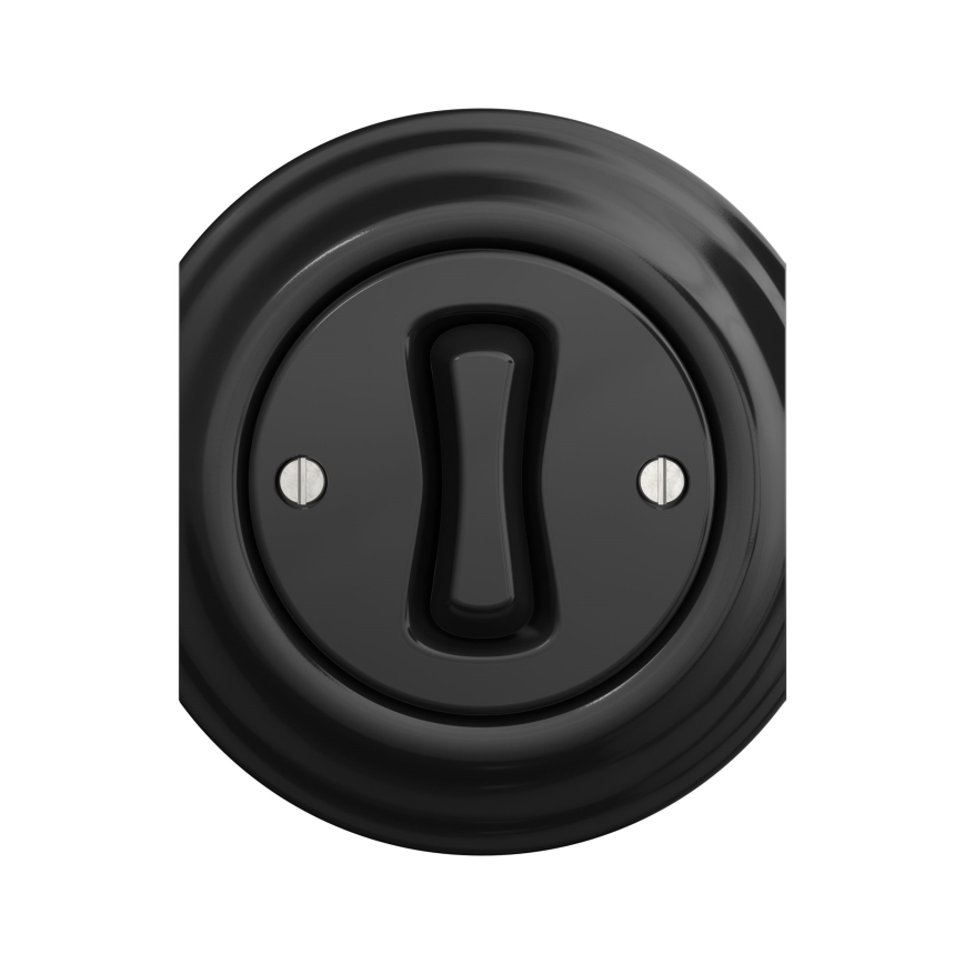 Reblig - Retro Frameless Four-Way Switch No. 7, Black