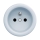 Reblig - Retro Frameless Home Wall Socket 230V Blue