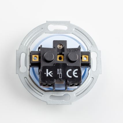 Reblig - Retro Frameless Home Wall Socket 230V Blue