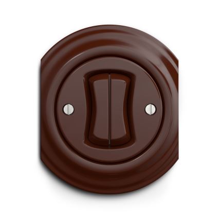 Reblig - Retro frameless multi-gang switch No. 5 Brown