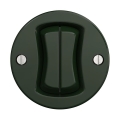 Reblig - Retro frameless multi-gang switch No. 5, Green