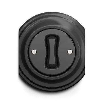 Reblig - Retro frameless push button anthracite