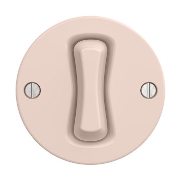 Reblig - Retro Frameless Push Button, Dusty Rose