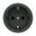 Reblig - Retro frameless SCHUKO residential socket, 230V/16A, green