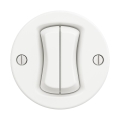 Reblig - Retro frameless series switch No. 5 snow white