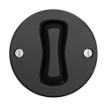 Reblig - Retro Frameless Single-Pole Switch No. 1, Black