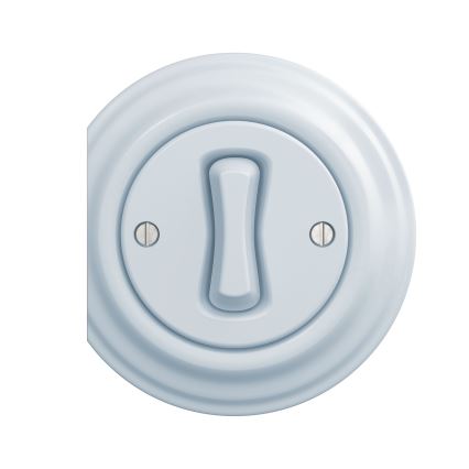 Reblig - Retro Frameless Single-Pole Switch No. 1 Blue