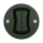 Reblig - Retro Frameless Two-Gang Staircase Switch No. 6+6, Green