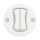 Reblig - Retro frameless two-gang stairway switch No. 6+6, snow white