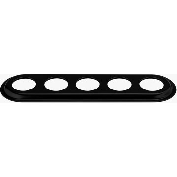 Reblig - Retro Porcelain 5-Photo Frame, Black