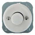 Reblig - Retro Porcelain Dimmer Switch, Frameless, 250V/10A, White