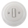 Reblig - Retro Porcelain Single-Gang Switch with Frame No. 6, White