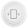Reblig - Retro Porcelain Single-Gang Switch with Frame No. 7, White