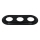 Reblig - Retro Porcelain Triple Frame, Black