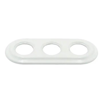 Reblig - Retro Porcelain Triple Frame White