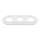 Reblig - Retro Porcelain Triple Frame White