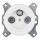 Reblig - Retro Porcelain TV/SAT-W Socket, Frameless, White