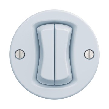 Reblig - Retro series switch, frameless, No. 5, Blue