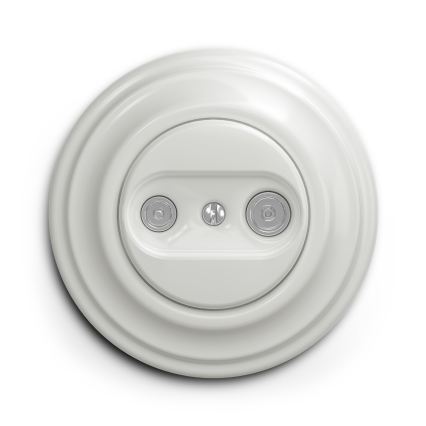 Reblig - Retro Simple Ceramic Frame, White