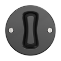 Reblig - Retro Single-Pole Switch, Frameless No. 1, Anthracite