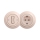 Reblig - Retro single-pole switch No. 1 and SCHUKO 230V socket with antique pink frame