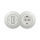Reblig - Retro single-pole switch No. 1 and SCHUKO 230V socket with white ceramic frame