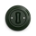 Reblig - Retro Single-Pole Switch with Frame No. 1, Green