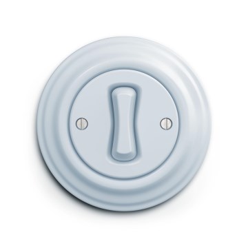 Reblig - Retro Staircase Light Switch with Frame No. 6, Blue