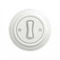 Reblig - Retro Staircase Light Switch with Frame No. 6, Snow White