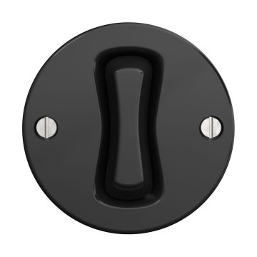Reblig - Retro Staircase Switch, Frameless No. 6, Black