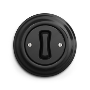 Reblig - Retro Staircase Switch with Frame No. 6, Black