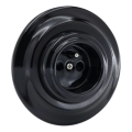 Reblig - Retro-Style Porcelain Wall Outlet with Frame, 250V/16A, Black