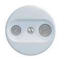 Reblig – Retro TV/FM Socket (Loop-through), Frameless, Blue