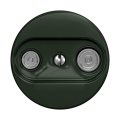 Reblig - Retro TV+R End Subscriber Socket, Frameless, Green