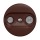 Reblig - Retro TV+Radio End Socket (Frameless) Brown