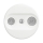 Reblig - Retro TV+Radio socket (pass-through), frameless, snow white