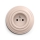 Reblig - Retro wall outlet with frame 230V, dusty rose