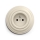 Reblig - Retro Wall Socket with Frame, 230V, Beige