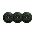 Reblig - Triple Retro Home Socket with Frame, 230V, Green