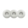 Reblig - Triple Retro Household Socket with Frame 230V White Ceramic