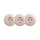 Reblig - Triple retro SCHUKO residential wall socket with frame, 230V, Dusty Rose
