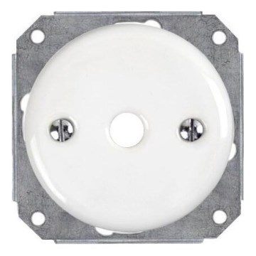 Reblig - White Ceramic Retro Cable Grommet