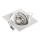 Recessed ceiling light 1x GU10/MR16/10W/230V 9x9 cm white