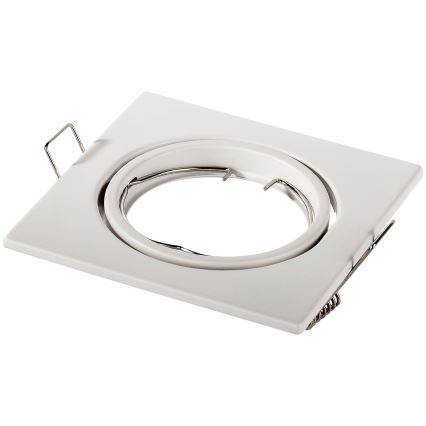 Recessed ceiling light 1x GU10/MR16/10W/230V 9x9 cm white