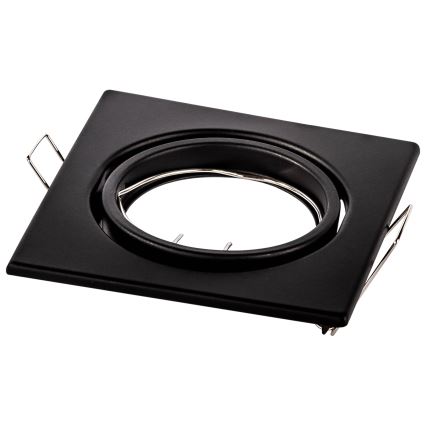 Recessed ceiling light 1xGU10/MR16/10W/230V 9x9 cm black