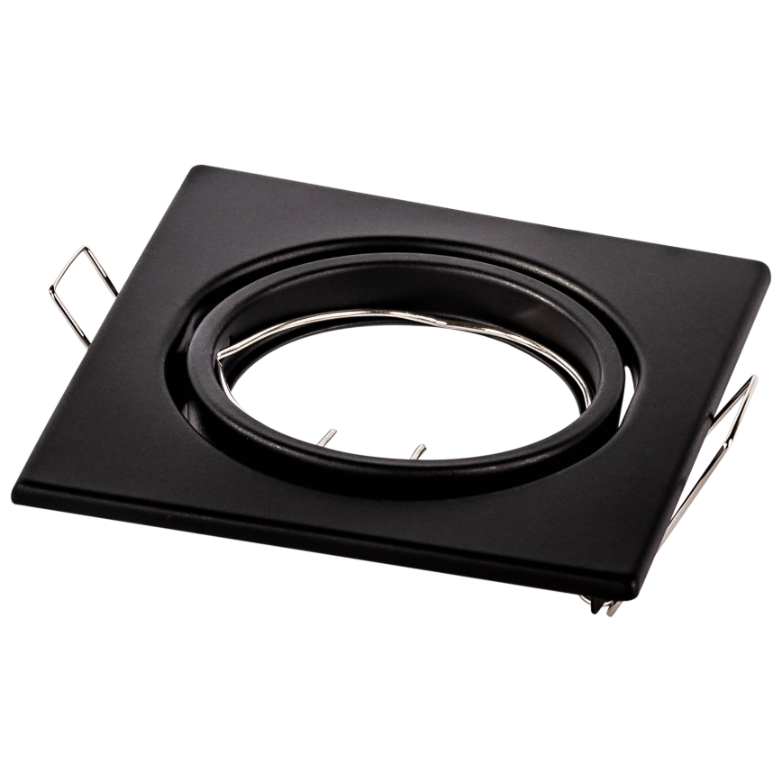 Recessed ceiling light 1xGU10/MR16/10W/230V 9x9 cm black