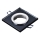 Recessed ceiling light 1xGU10/MR16/10W/230V 9x9 cm black