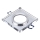 Recessed ceiling light 1xGU10/MR16/10W/230V 9x9 cm polished chrome